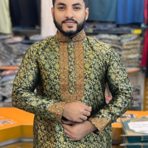 লাক্সারি কাতান পাঞ্জাবি [ LK-604 ]