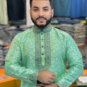 লাক্সারি কাতান পাঞ্জাবি [ LK-605 ]
