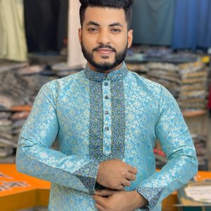 লাক্সারি কাতান পাঞ্জাবি [ LK-606 ]